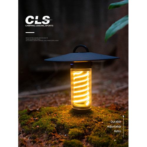 CLS露營燈戶外可攜式小夜燈帳篷天幕照明燈塔氛圍燈應急手電營地燈