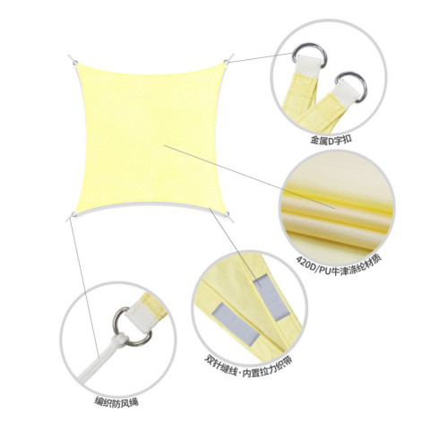 三角天幕遮陽帆爆款加厚420D牛津布戶外雨棚泳池花園防曬防水 三角天幕遮陽帆爆款加厚420D牛津布戶外雨棚泳池花園防曬防水