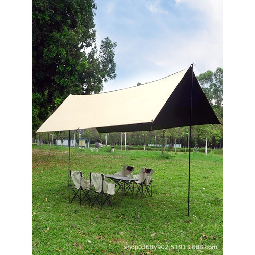 天幕單獨布特大號天慕帳篷外接賬蓬棚專業級戶外露營外出遊玩帳篷