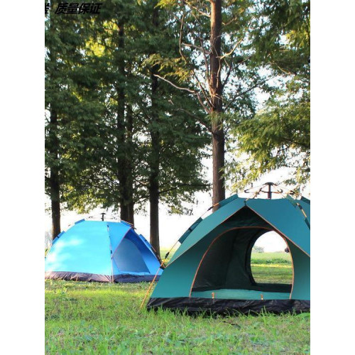 折曡可攜式全自動速開加厚防雨防曬公園野營裝備帳篷戶外2025新款