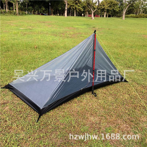 戶外露營公園野餐乘涼單人帳篷三角蚊帳防蚊蟲可攜式旅遊休閒帳