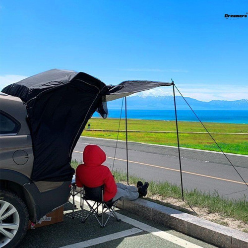 。車尾延伸帳篷SUV遊車尾帳篷野營防曬房車車頂後備箱防 。車尾延伸帳篷SUV遊車尾帳篷野營防曬房車車頂後備箱防