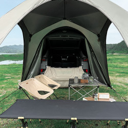 車尾車邊帳篷遊戶外遮陽棚側帳天幕自動穹頂車尾延伸帳篷天幕
