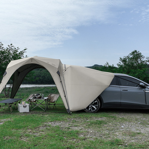車尾車邊帳篷遊戶外遮陽棚側帳天幕自動穹頂車尾延伸帳篷天幕