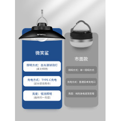 復古露營燈戶外照明帳篷燈LED充電超長續航超亮野外野營氛圍掛燈