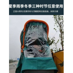 隨車吊折疊車篷遮陽棚室外作業棚子吊車塔吊駕駛室保暖防雨篷傘篷