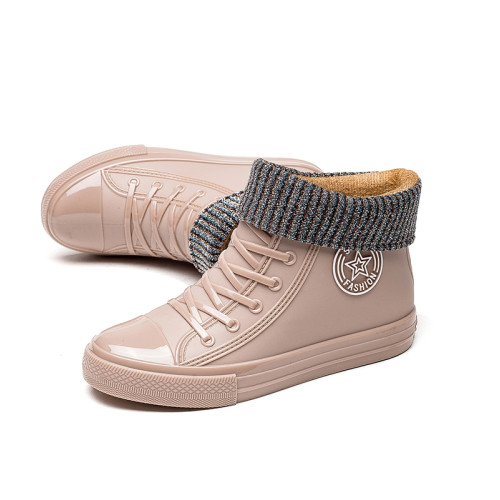 時尚外穿女士雨鞋膠鞋女短筒防水鞋防滑工作橡膠夏季雨靴柔軟廚房