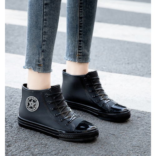 時尚外穿女士雨鞋膠鞋女短筒防水鞋防滑工作橡膠夏季雨靴柔軟廚房