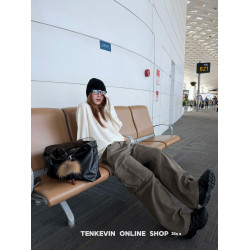 十一石 時髦單品!雙面背豹紋pu皮大容量托特包女休閒通勤單肩包II