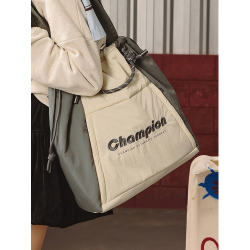 丁禹兮同款Champion冠軍單肩包25秋冬新款女漫步托特包男通勤後後背包 丁禹兮同款Champion冠軍單肩包25秋冬新款女漫步托特包男通勤後後背包