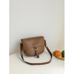 高級質感包包女2025新款小衆復古通勤馬鞍包百搭大容量單肩腋下包