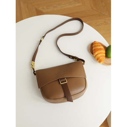 高級質感包包女2025新款小衆復古通勤馬鞍包百搭大容量單肩腋下包 高級質感包包女2025新款小衆復古通勤馬鞍包百搭大容量單肩腋下包