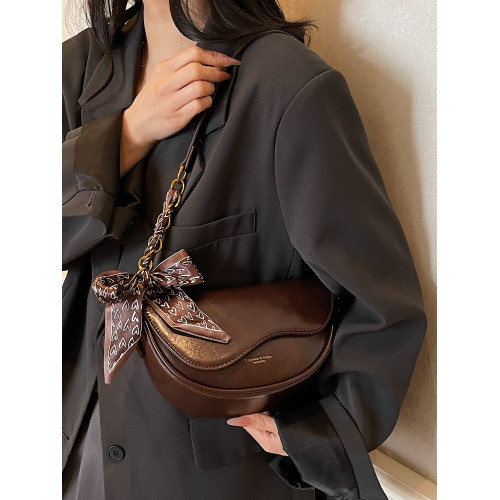 復古小衆腋下包包女士2026新款時尚百搭單肩斜後後背包高級質感馬鞍包