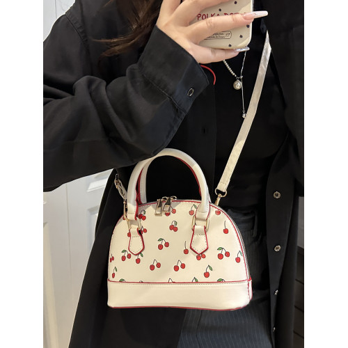 超火櫻桃貝殼小拎包包女式2025新款輕奢小衆設計高級感夏天斜後後背包 超火櫻桃貝殼小拎包包女式2025新款輕奢小衆設計高級感夏天斜後後背包