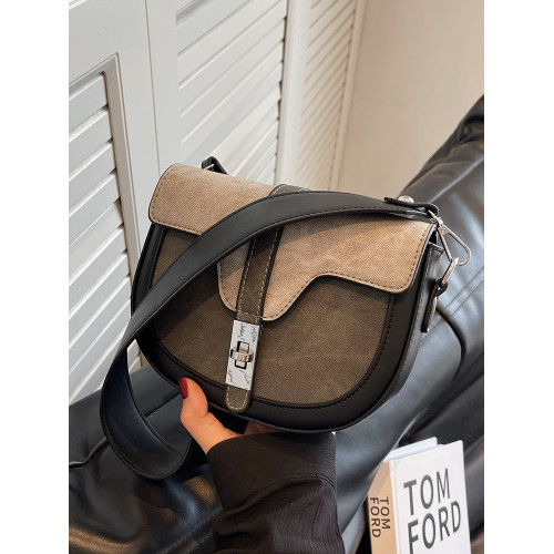 法式小衆包包女2026新款高級感洋氣單肩斜後後背包網紅爆款超火馬鞍包