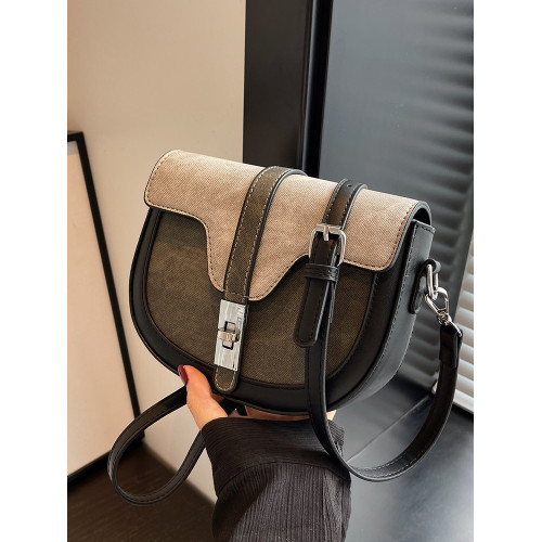 法式小衆包包女2026新款高級感洋氣單肩斜後後背包網紅爆款超火馬鞍包