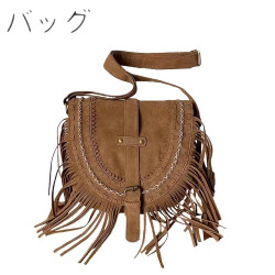 日本 バッグ馬鞍包 復古2022新款麂皮流蘇包包女斜後後背包百搭單肩包