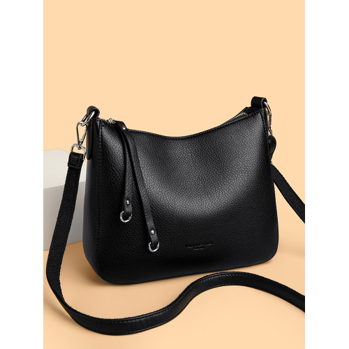 真皮斜後後背包包女2025新款女士大容量單肩斜後後背包包高級感中年媽媽包 真皮斜後後背包包女2025新款女士大容量單肩斜後後背包包高級感中年媽媽包