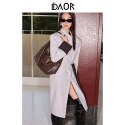 DAOR豌豆系列Hobo包波嬉風半月馬鞍包女大容量托特包包通勤單肩包