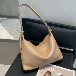 高檔頭層牛皮腋下單肩包女百搭2026新款真皮斜背小包大容量托特包