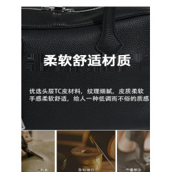 2024新款進口TC牛皮維多利亞Victoria大容量波士頓通勤手提單肩包