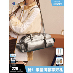 Champion冠軍單肩包女春季法棍包情侶休閒時尚通勤枕頭波士頓包