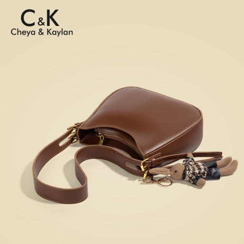 CHEYA & KAYLAN今年流行爆款腋下馬鞍包包女2023新款高級感斜後後背包