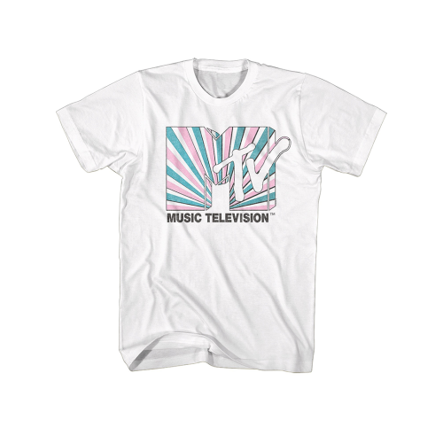 2022夏季MTV 音樂復古美式街頭潮流潮牌寬鬆oversize深灰T恤