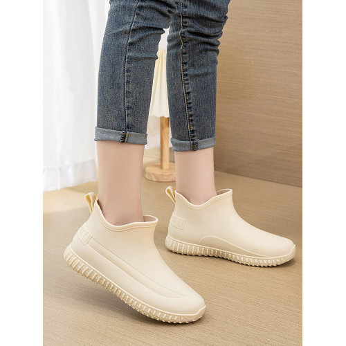 女裝靴耐磨晴雨鞋女春夏季柔軟時尚外穿四季防水鞋網紅女雨靴膠鞋