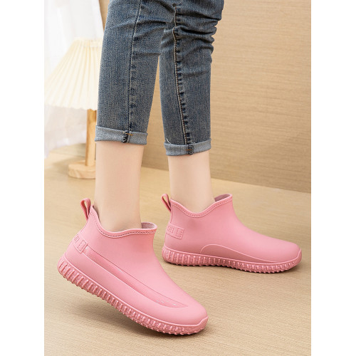 女裝靴耐磨晴雨鞋女春夏季柔軟時尚外穿四季防水鞋網紅女雨靴膠鞋