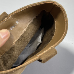 羊皮切爾西靴牛仔靴2025秋季新款復古磨砂馬丁靴女套筒中跟短靴子