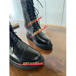 米哆七團尖頭隱形增高商務皮靴新款cos增高鞋漫展用鞋男女增高靴