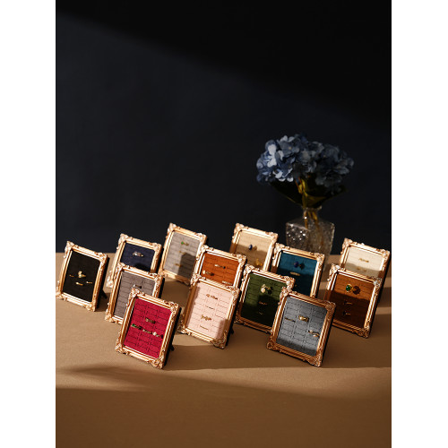 ins北歐風創意相框戒指托盤展示架首飾收納台飾品陳列拍攝道具