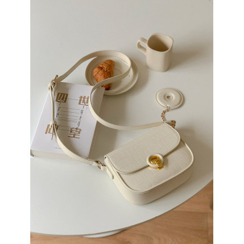 Micocah「奶油甜圈」包包2025新款馬鞍包小衆單肩斜後後背包休閒百搭