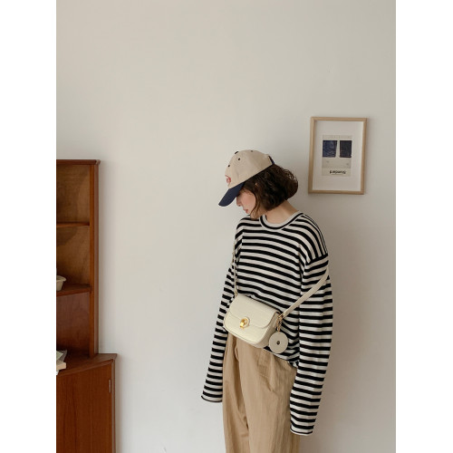 Micocah「奶油甜圈」包包2025新款馬鞍包小衆單肩斜後後背包休閒百搭