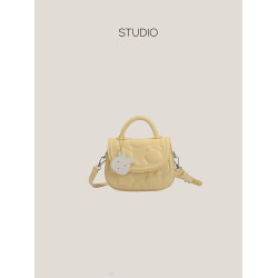 下酒話DrinKing小衆包女2026新款時尚手提馬鞍包高級感百搭斜後後背包