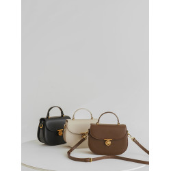 小衆設計包包女女2025新款簡約復古馬鞍包百搭休閒手提單肩斜後後背包