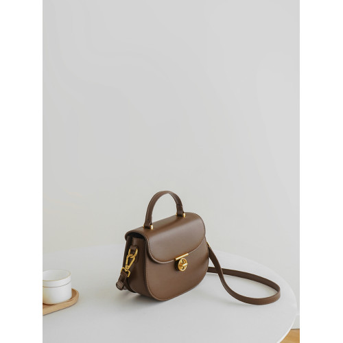 小衆設計包包女女2025新款簡約復古馬鞍包百搭休閒手提單肩斜後後背包