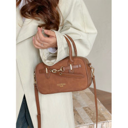 加菲貓家族聯名時尚秋冬新款日常外出復古小衆設計簡約通勤斜後後背包