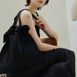 JT JANE /手提包 褶皺包單肩包 小衆設計純色休閒通勤 推薦款