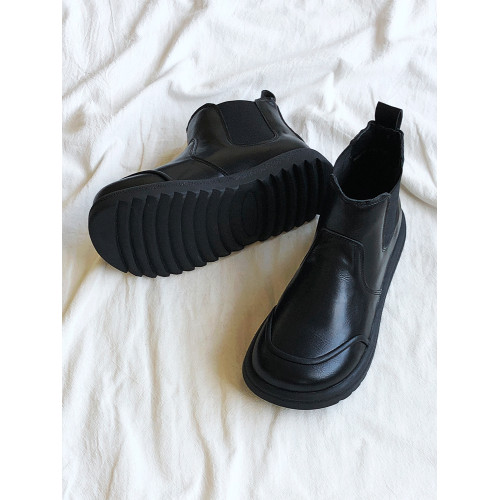 2025巨好看黑色及裸切爾西靴子女復古小短靴冬季二棉鞋加絨馬丁靴 2025巨好看黑色及裸切爾西靴子女復古小短靴冬季二棉鞋加絨馬丁靴