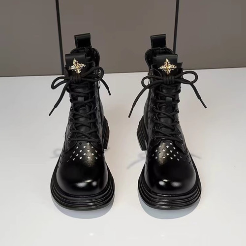 真皮馬丁靴女款2026秋冬新款加絨保暖英倫風時尚百搭厚底小短靴女 真皮馬丁靴女款2026秋冬新款加絨保暖英倫風時尚百搭厚底小短靴女