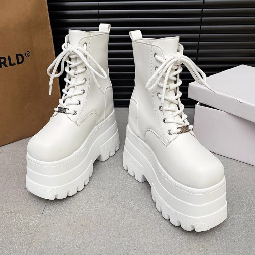 Super增高鞋20cm成男cos內增高短靴小個子厚底馬丁靴演唱會站坑 Super增高鞋20cm成男cos內增高短靴小個子厚底馬丁靴演唱會站坑