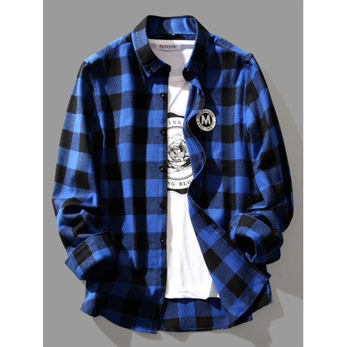 紅色格子襯衫男春秋款休閒襯衣痞帥潮流外套秋季2025新款上衣秋裝 紅色格子襯衫男春秋款休閒襯衣痞帥潮流外套秋季2025新款上衣秋裝