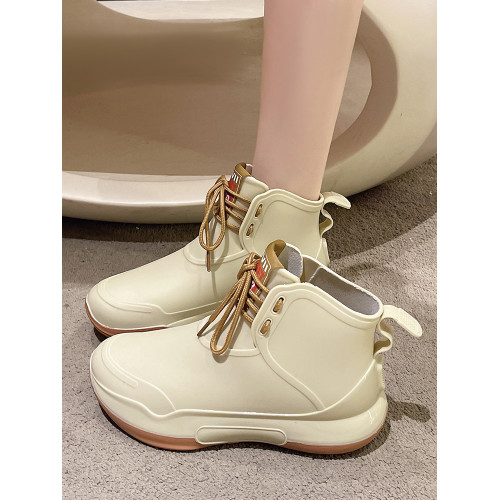 檸小七雨鞋女款2026新款雨天通勤鞋懶人鞋防水防滑水靴時尚款雨靴