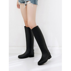 外穿新款雨鞋女款高筒春夏時尚雨靴女成人長筒水鞋女防滑膠鞋水靴