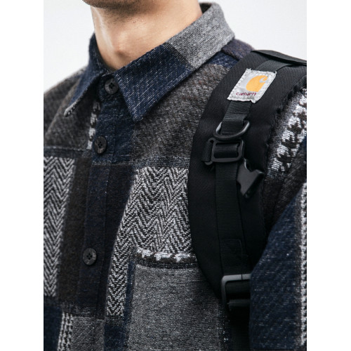 秋冬日系復古拼接格子襯衫男士潮流磨毛長袖休閒百搭毛呢寸衫外套 秋冬日系復古拼接格子襯衫男士潮流磨毛長袖休閒百搭毛呢寸衫外套