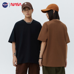 NASA小惡魔純棉短袖T恤2026夏季新款青年男女士同款潮牌寬鬆半袖i