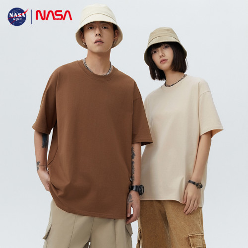 NASA小惡魔純棉短袖T恤2026夏季新款青年男女士同款潮牌寬鬆半袖i