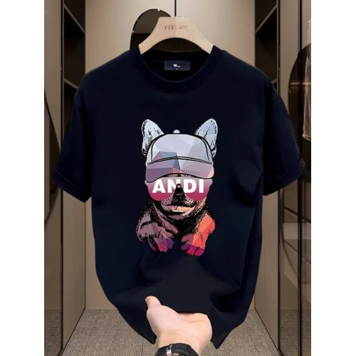 歐美潮牌夏季純棉短袖t恤男2026新款體恤寬鬆大碼情侶裝男士半袖